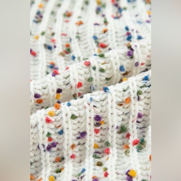 Twisted Confetti Boat Neck Sweater - Picture 6 of 9